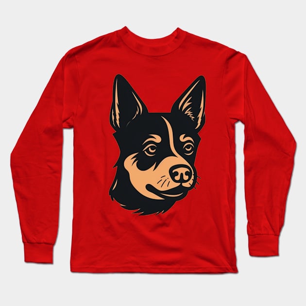 Anime dog Long Sleeve T-Shirt by Flowerandteenager